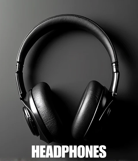 Headphones in black color with good battery timing is available on Tawakul traders .